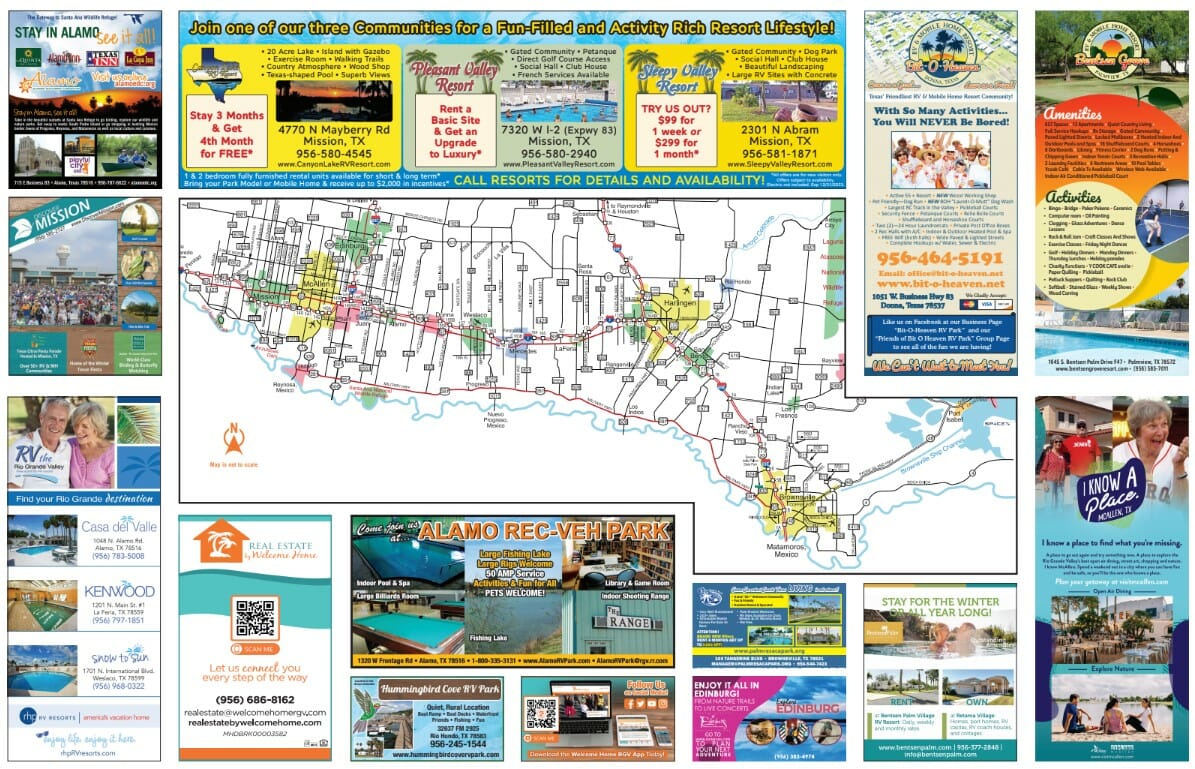 Rio Grande Valley RV Resort Map & Area Guide - Welcome Home RGV